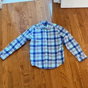 Blue Plaid Boy’s Shirt